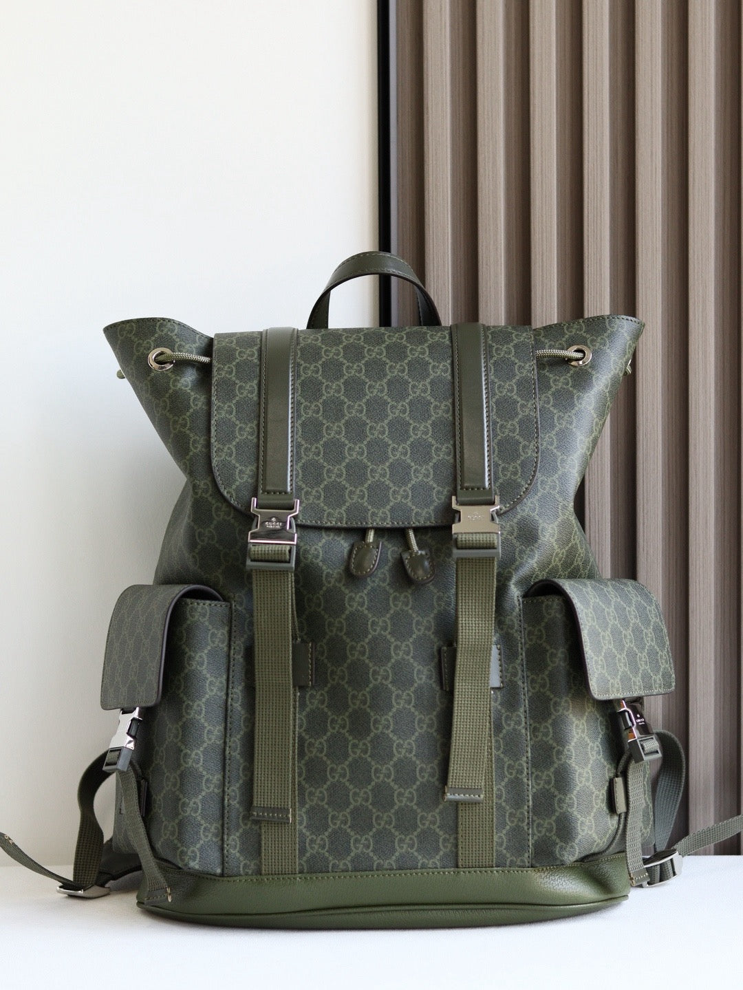 Gg Monogram Large Backpack